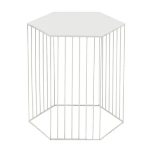 Mesa Hexagonal 2 niveles de acompañamiento