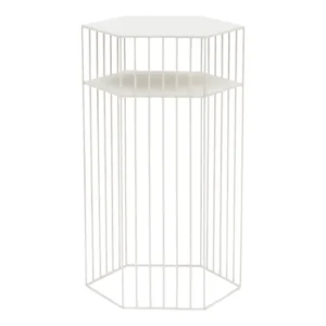 Mesa hexagonal 3 niveles de acompañamiento