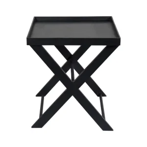 Mesa tijera negra de acompañamiento