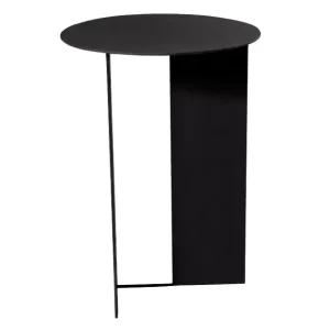 Mesa tripié negra de acompañamiento