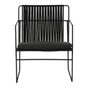 Sillón Tejido negro