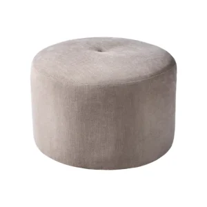 Taburete circular ivory