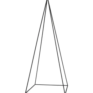 Pirámide de metal colgante
