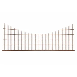 Mampara Curva De Madera